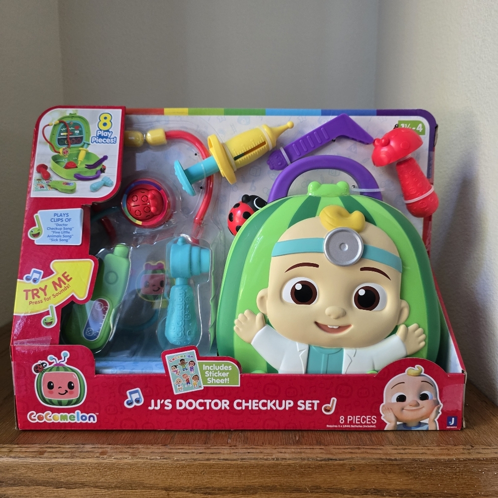 Cocomelon Musical JJ's Doctor Check Up Set Toy